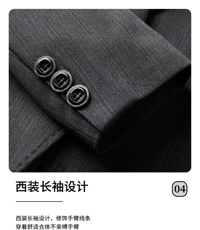 Fashion professional women's clothing, high-quality two-piece pants+jacket, exquisite elegant, new for autumn winter 2025