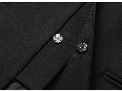 Chinese Style Dress Blazers for Man Suit Jacket 5XL Vintage Floral Embroidery Metal Buckle Elegant Men Blazer De Luxe Pour Homme