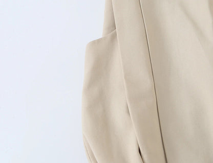 2026 Autumn Women Stand Collar Double Breasted Vest Epaulet Decor Ruched Hem Sleeveless Cropped Waistcoat Casual Outer Top