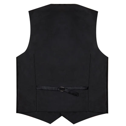 Men's Suit Vest & Tie Set – Paisley Jacquard Waistcoat for Weddings and Formal Occasions