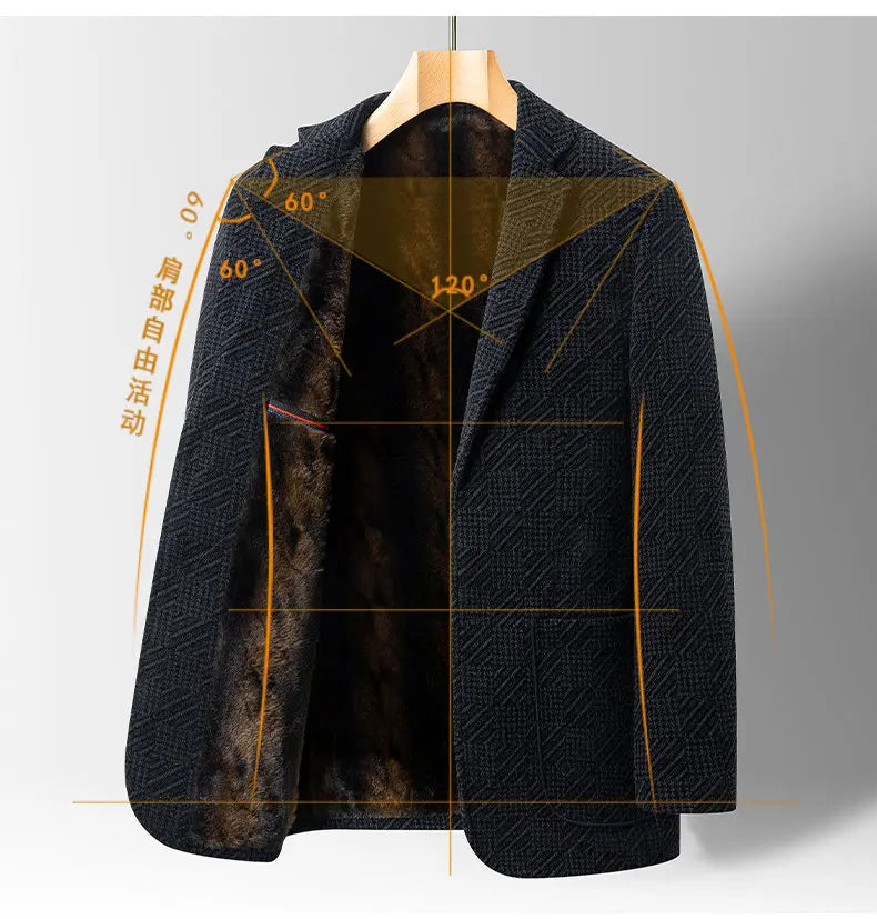 High-quality, fashionable, stylish, versatile and trendy business casual suit jacket by Chenille