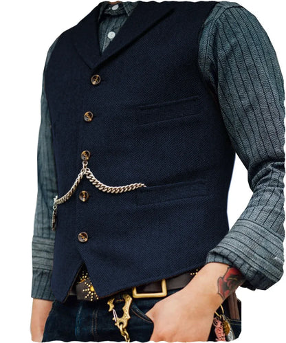Men's Suit Vest for Wedding & Smart Casual – Multi-Color Waistcoat