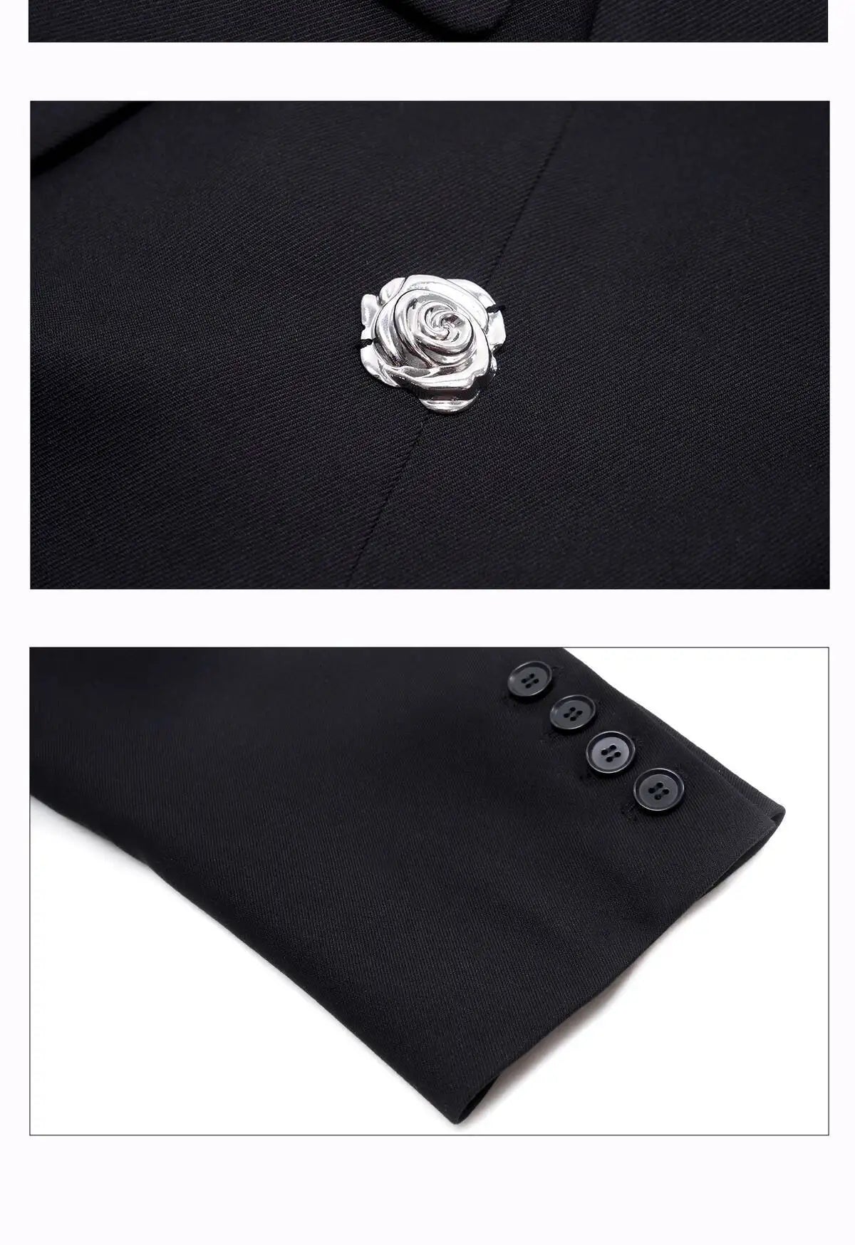 Luxury Temperament Niche Three-dimensional Patchwork Blazer Coat Men's 2025 Autumn Original Shoulder Pad Clothes JY4547