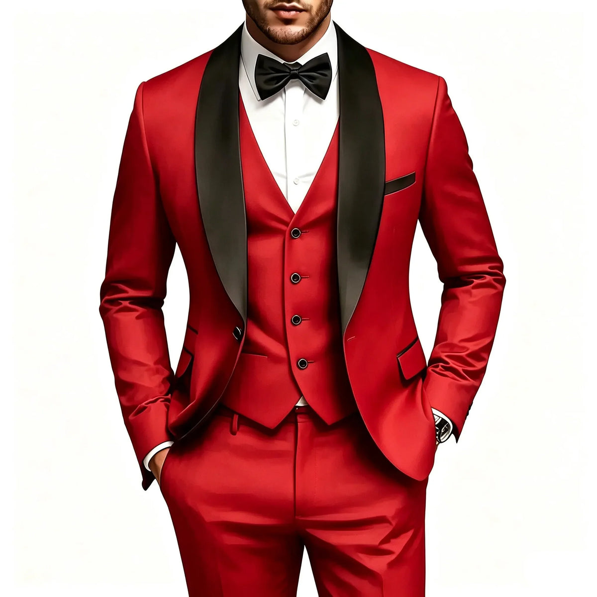Ensemble Costume de Mariage Homme Garçon d'Honneur, Habillé-Décontracté pour le Quotidien et les Mariages