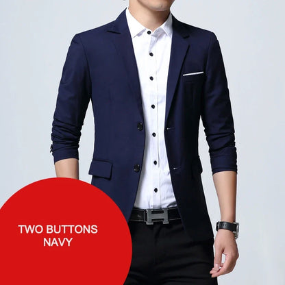 Classic Men's blazer Oversized Wedding Suit Jackets Korean Style Business Casual Blazers Man Clothing Dress Jacket 7XL