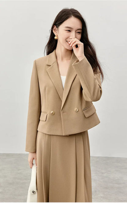 Women's Work Wear Blazer Commuter Suit Jacket 2026 Spring Office Lady Fashion Elegant Female Outfits 161XC6457X