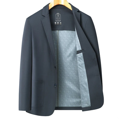 2026 High Quality Fashion Handsome Autumn New Business Fashion Business Suit Solid Color Single West Coat M-4XL