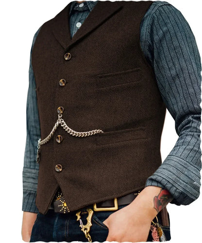 Men's Suit Vest for Wedding & Smart Casual – Multi-Color Waistcoat