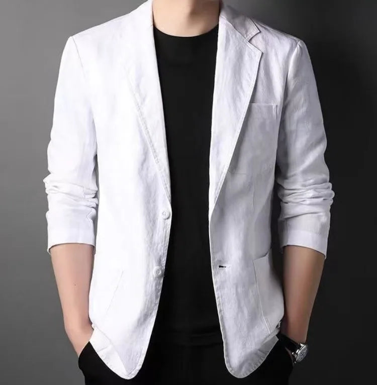 Men's Lightweight Business Casual Blazer Spring Summer Sun Protection Jacket