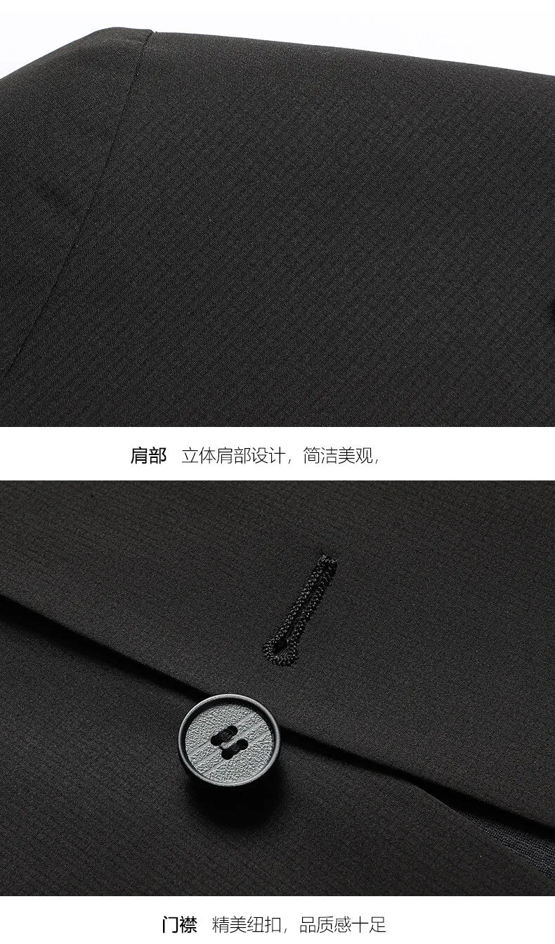 2025 Blazer Men's Fashion Gentleman Business Slimming Trend British Style Performance, Banquet Hosting, Casual Wedding Blazer