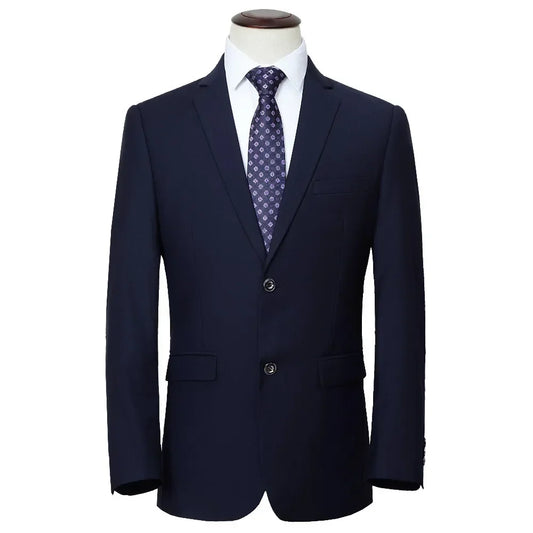 Men's Plus Size Wedding Suit 2-Piece Set – Big & Tall Groom Blazer and Pants, Smart Casual, Wedding