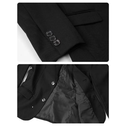 Kids Tuxedo for Boys Suit Set Teenager Wedding Easter Formal Outfit Birthday Party Gift School Performance Photography Blazer