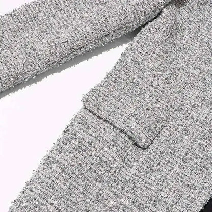 2026 Spring Autumn New Women Blazer Color Block Patchwork Asymmetrical Temperament Office Lady High-end Trend Jacket HK3107