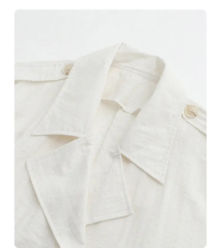 New Women Mid-length Trench Coats Loose Casual Oversized Double Breasted Office Ladies Blazer Jacket Spring Autumn