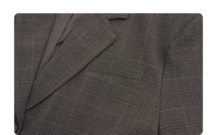 New Women Blazers Single-breasted Loose Casual Retro Striped Office Ladies Suit Jacket Female Coat Spring Autumn 2026