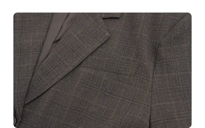 New Women Blazers Single-breasted Loose Casual Retro Striped Office Ladies Suit Jacket Female Coat Spring Autumn 2026