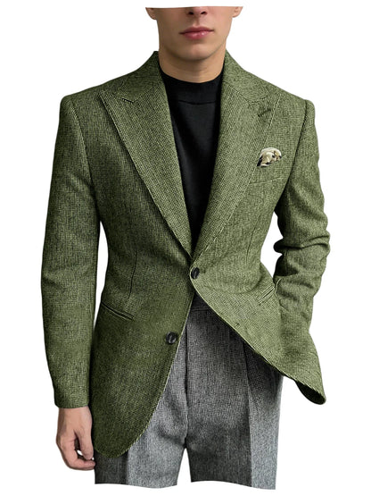 Men's Suit Jacket Formal Suit Blazer Single Breasted Slim Fit Business Banquet Work Wear Man wedding Coat jackets spring fall