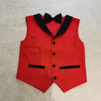 Boys 3-Piece Slim Fit Suit Set for Kids Wedding Prom and Formal Occasions
