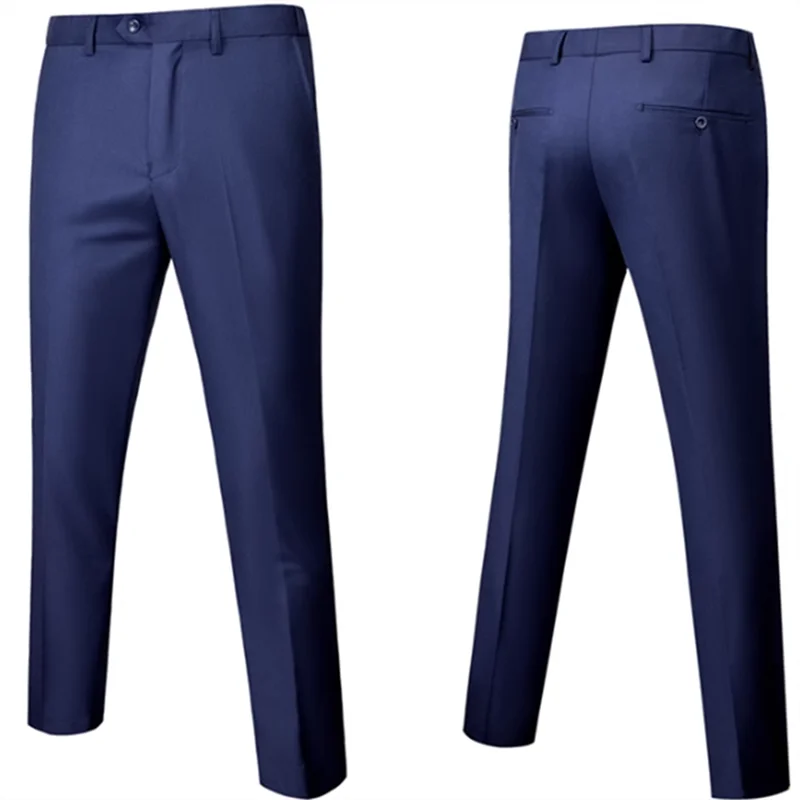 High-quality, fashionable and stylish new business casual suit set for men, men's wedding dress suit set of three pieces
