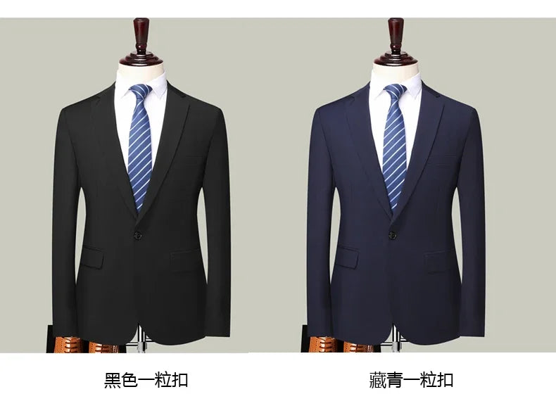 2026 Blazer Men Fashion Gentleman Business Outdoor Korean Version Travel Wedding Trend British Style Is Decorated Body Casual