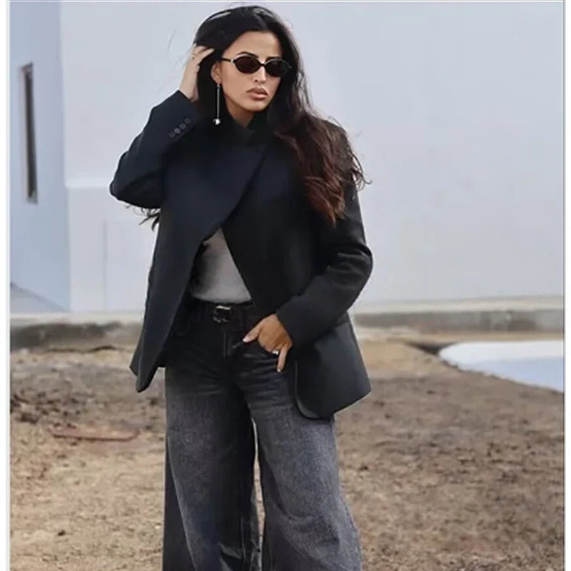 Women's Spring New Blazers & Jackets 2026 Fashion Retro Elegant Office Blazers Unique Youth Comfortable Street Jackets