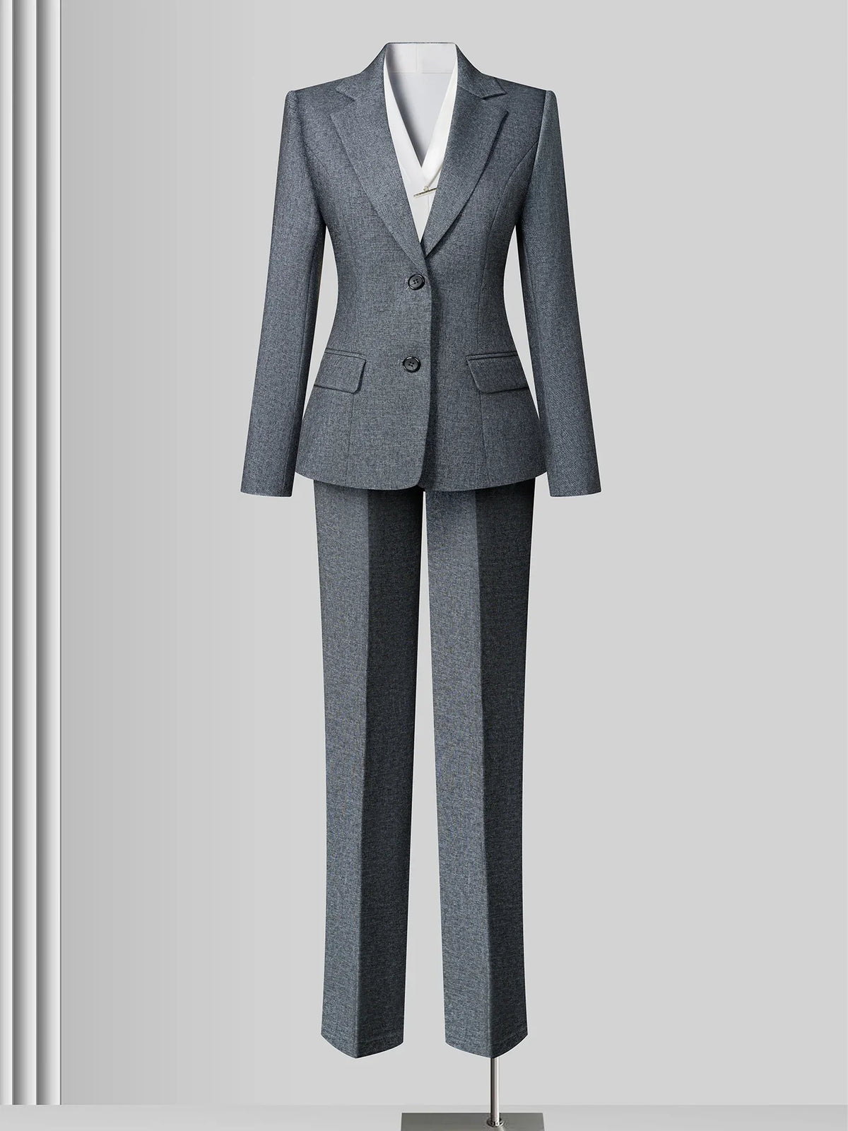 Summer 2026 Fashionable Professional Women's High-Quality Two-Piece Set Pants + blazer Elegant Attractive Business Wear