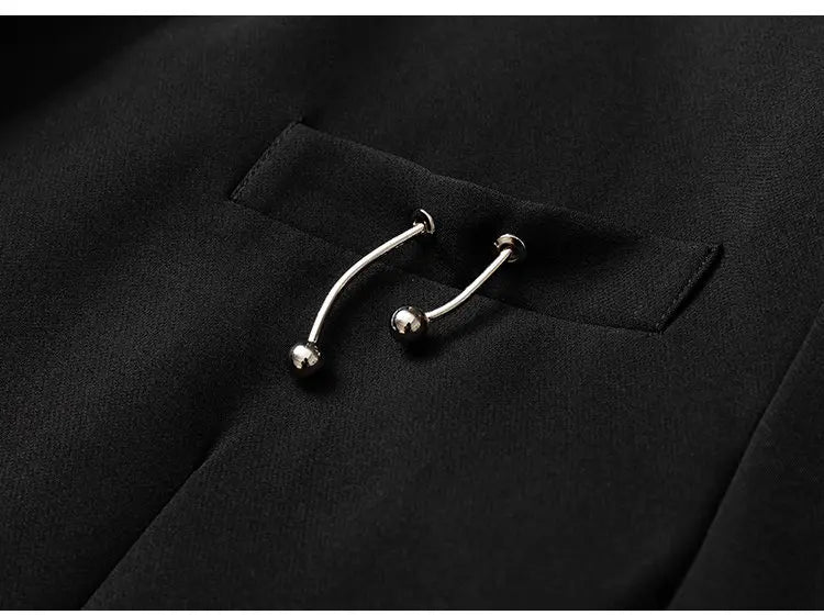 Japanese Uniform Luxury Man Clothing Yamamoto Style Blazer Cool Loose Streetwear Veste Costumes Homme Noir Mens Suits Jacket