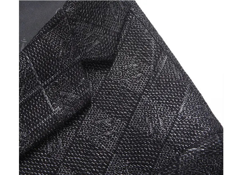 Blazer's New Men's Fashionable Business Wedding Banquet Casual Hosting Dress Showcases A High-end Middle-aged Gentleman Blazer