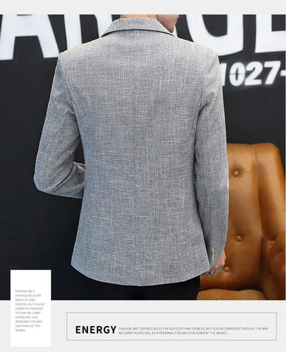 Blazer: Outdoor Fashion, Business-style, Gentleman's Wedding Host, Campus Casual, Relaxed, Korean-style, Youthful Men's Blazer