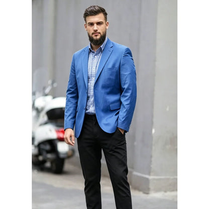 Men‘s Suit Blazer Single-breasted Blazer Jacket Vest Straight Trouser Business Smart Casual Grooms Dress Suit for Wedding Party