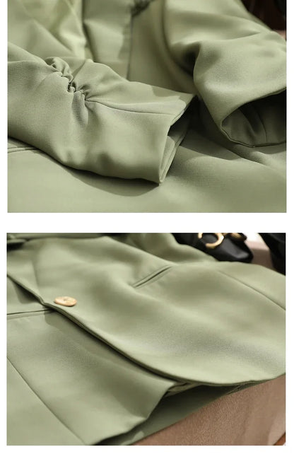 Elegant Office Lady Blazers Women 2026 Autumn New Slim Fit Jackets Chinese Style Frog Clasp Design Women Clothing V7883