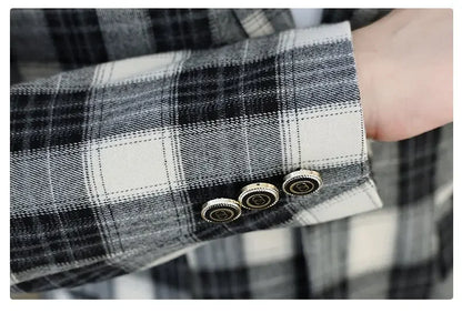 Blazer Men's Fashion Business Gentleman Groom Professional Gentleman Form-fitting Versatile Casual Formal Wear High-end Blazer