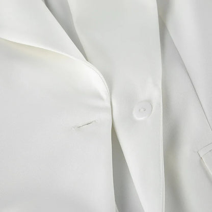 Winter,European,Clothes,Workplace,Office,Suit coat,Chic,Elegance,Women,Tops,Long Sleeve,Lace up,Pocket,Jacket,2026,New,6721002