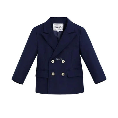 Little Boys Wedding Suit Children Photography Dress Kids Stage Performance Formal Blazer Suit Baby Birthday Ceremony Costume