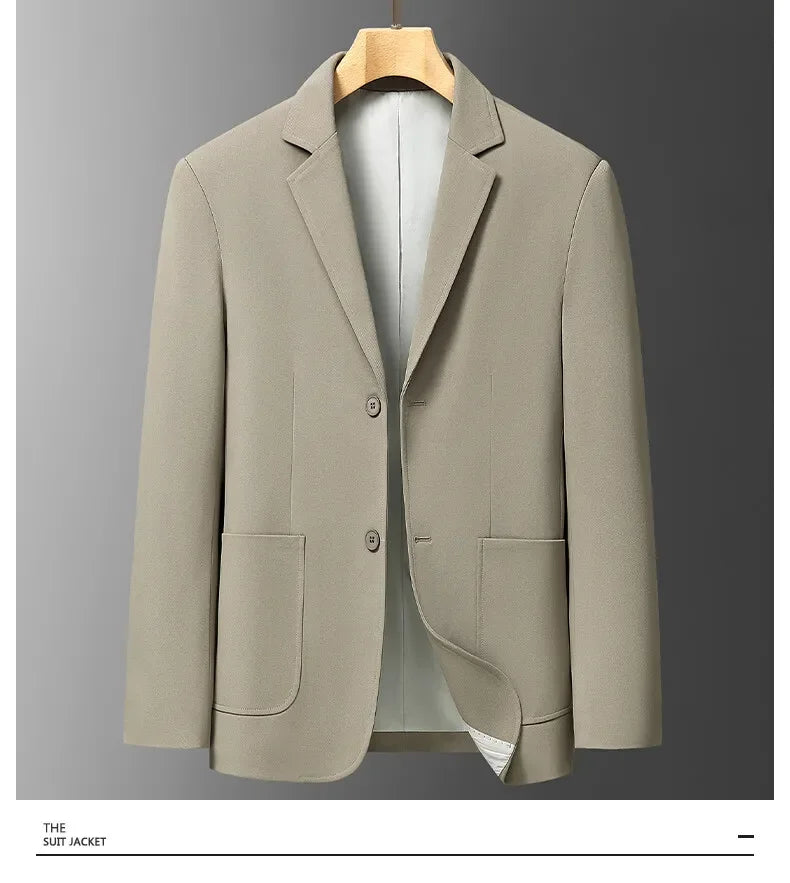 Blazer Outdoor Men's Casual, Fashionable, Sporty, Slimming, Trendy British Style, Versatile Business Gentleman Wedding Blazer