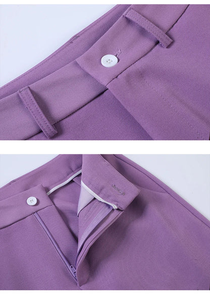 Autumn Elegant Chic Blazer Trousers Suit Women 2026 Long Sleeve Jacket and Pants 2 Piece Matching Set Outfit Plus Size