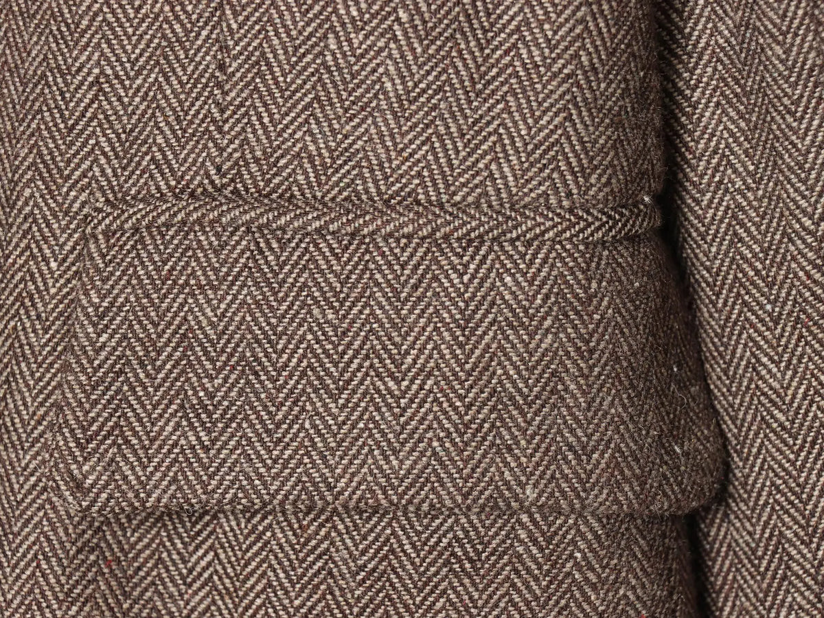 Woman Autumn Single Breasted Pocket Decoration Long Sleeves Lapel Herringbone Twill Blazer Female Fashion Casual Overcoat