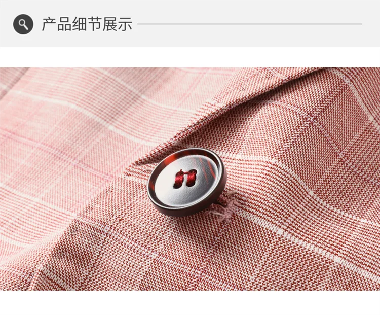 2025 Autumn Casual Business Suit Jacket for Men Slim Fit Plaid Social Office Blazers Men Wedding Groon Dress Coats Men Clothing