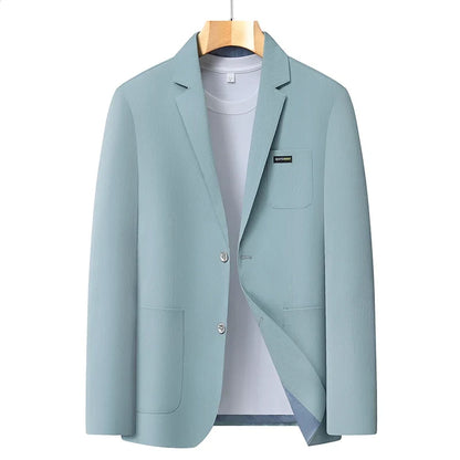 Blazer Men's Fashion Business Outdoor Travel Youth Campus Wedding Versatile Host Shaping Casual Korean Style Thin Style Blazer