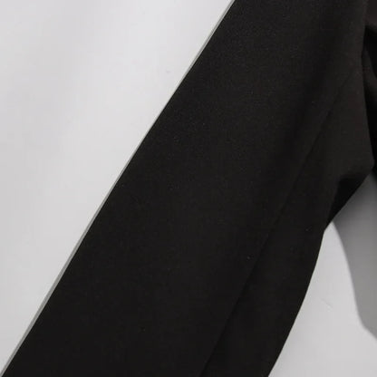 Women Blazer Elegant Fashion Asymmetric Twist Pleated Waist Cinching Metal Buckle Decoration Jacket New Spring 2026 HK19361