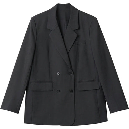 New Women Blazers Coat Loose Casual Plus Size Office Ladies Suit Jacket Spring Autumn 2026 Female Overcoat