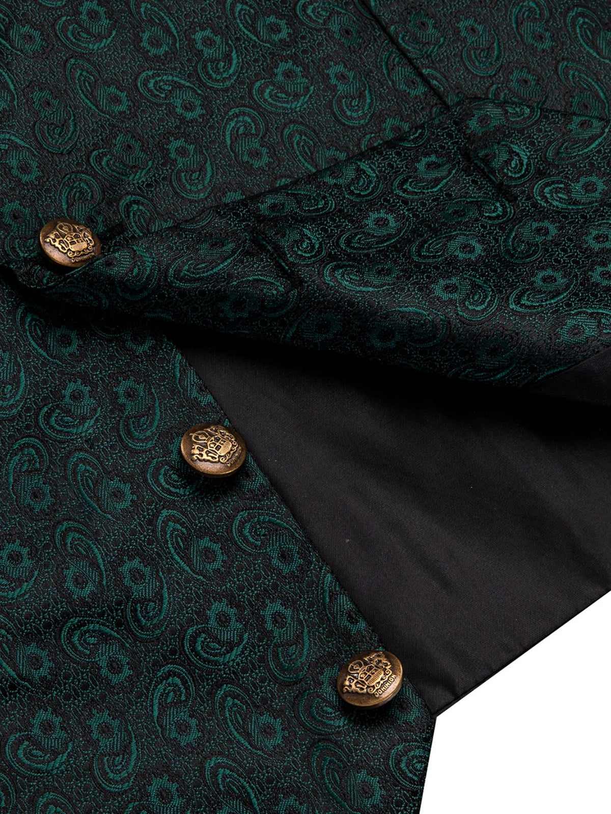 Men's Vest and Tie Set – Paisley Floral Waistcoat with Necktie for Weddings and Business Occasions