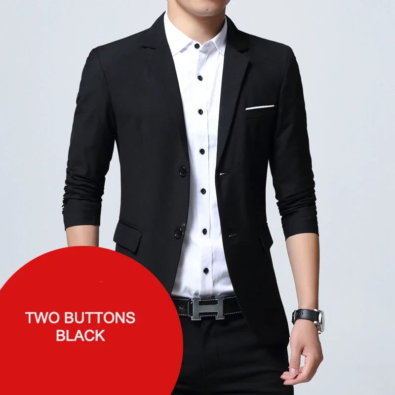 Classic Men's blazer Oversized Wedding Suit Jackets Korean Style Business Casual Blazers Man Clothing Dress Jacket 7XL