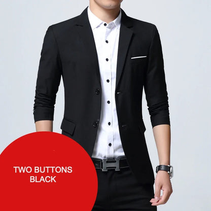 Classic Men's blazer Oversized Wedding Suit Jackets Korean Style Business Casual Blazers Man Clothing Dress Jacket 7XL