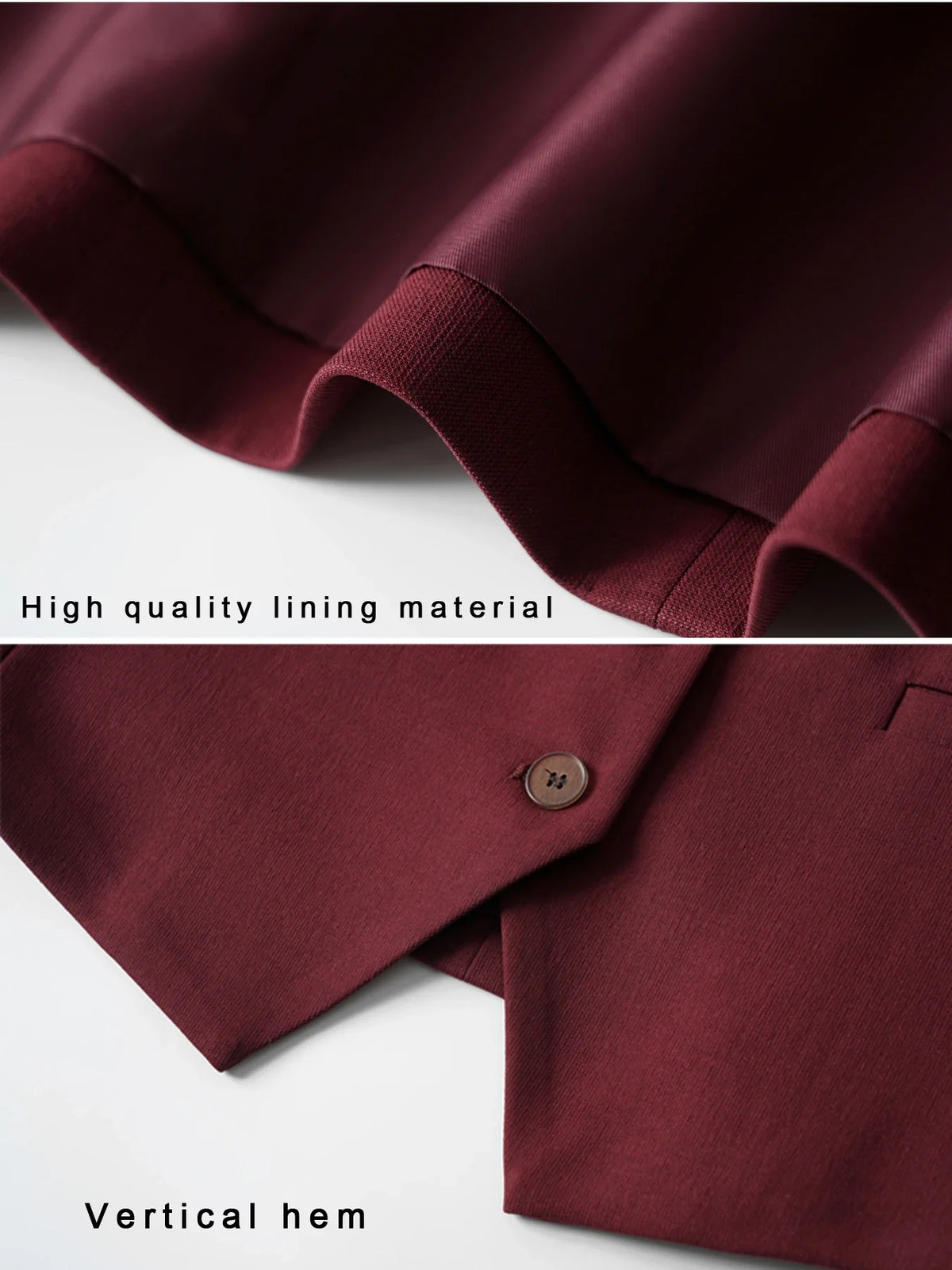 Single-Breasted Layered Suit Vest for Women Suitable for Spring and Autumn Can Be Worn as an Inner or Outer Layer Stylish Off