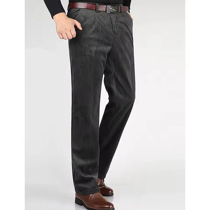 Men's Corduroy Suit 2 Piece – Double Breasted Slim Fit Blazer and Pants for Wedding, Business, and Formal Events