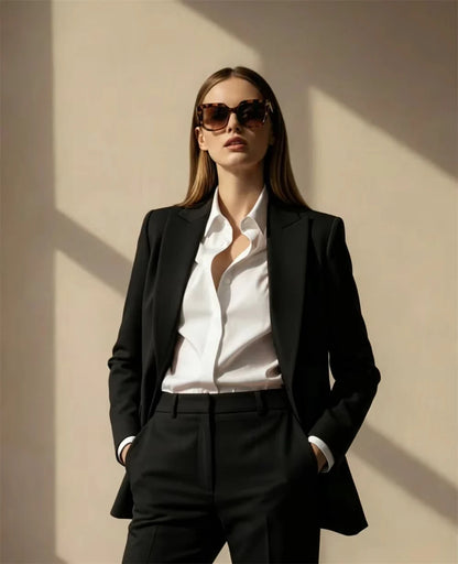 Royal blue Women’s Power Suit 2 Piece Set Tailored Blazer & Pants Office Wear Party Outfit Chic Formal (Blazer+Pant) Suits