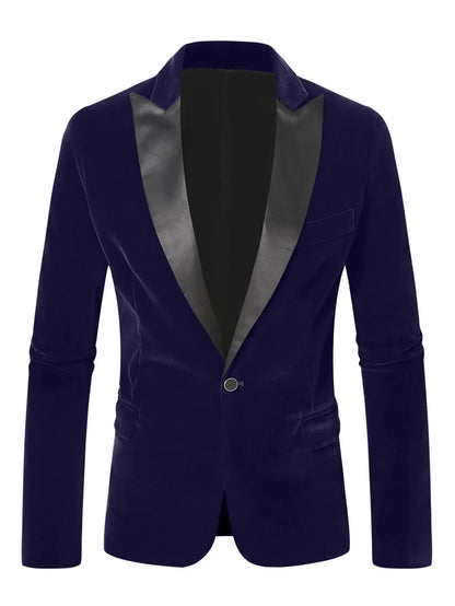 Steampunk Velvet Blazers Jacket for Man Smoking Homme 2025 Luxury Designer Wedding Banquet Groomsmen Formal Dress Men Suit Coats