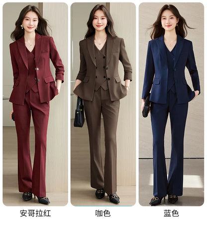 Fashionable Business Women's Outfit High-Quality Two-Piece Set Pants + Suit Jacket Unique Elegance New 2026 Collection