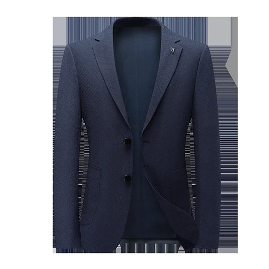 Men's Smart Casual Single Breasted Blazer for Men – Business Formal Suit Jacket